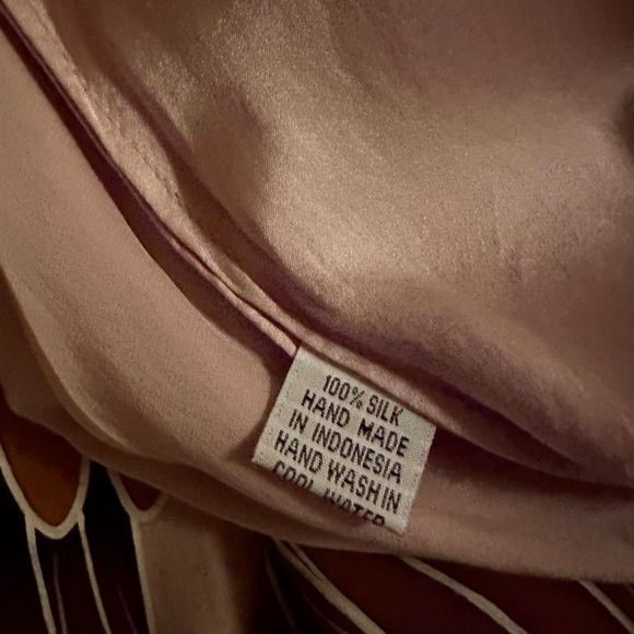 Warriors of the Divine 100% Silk Classic Angel Wing Kimono in Champagne / Blush - Picture 9 of 9